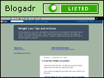 Free Weight Loss Tips and Articles - Learn How to Drop Weight With Health Weight Loss Tips