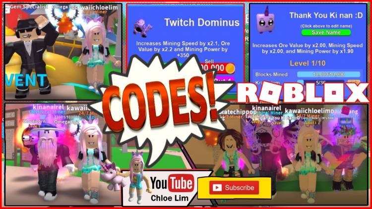 Codes For Free Vip In Mining Simulator Roblox