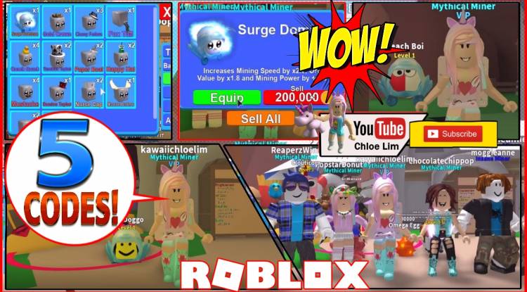 Roblox Mining Simulator Gamelog August 18 2018 Free Blog Directory - roblox parkour free vip server link