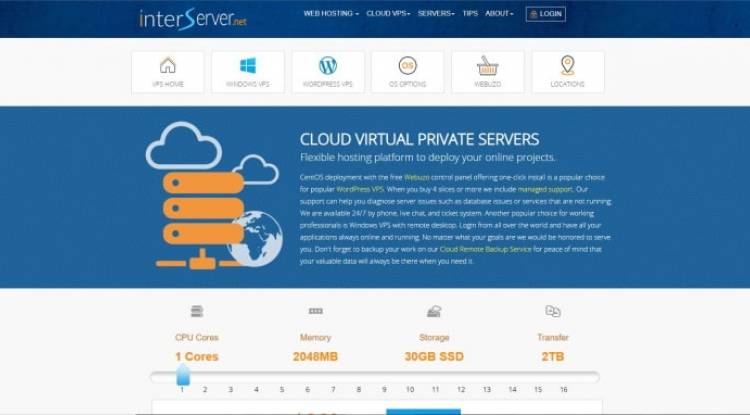 Cloud Vps Hosting Budget Windows And Linux By Interserver Free